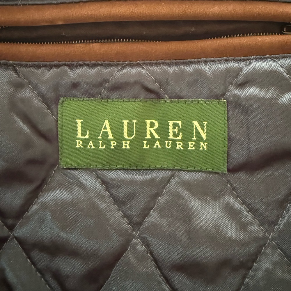NWT -Ralph Lauren navy coat with brown toggles - Picture 12 of 12